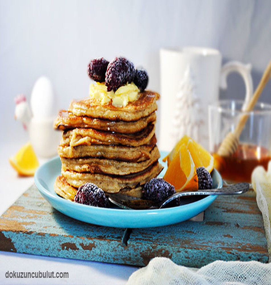 Bal Kabaklı Portakallı Pancake