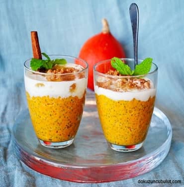 Bal Kabaklı Chia Puding